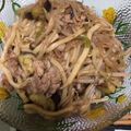 アピナス's cooksnap of when they made 余り野菜と温玉で☆絶品焼うどん＠めんつゆ.