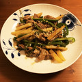 かよVT50RI's cooksnap of when they made 豚バラの青椒肉絲風炒め♪.