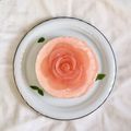 クック7ULHOK☆'s cooksnap of when they made 桃の薔薇レアチーズケーキ.