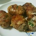 kanya67's cooksnap of when they made お腹空いたぁ！梅しそ風味★肉巻きおにぎり.