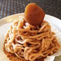 ぽん1208's cooksnap of when they made 栗１００％モンブランケーキ.