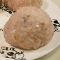 なすびのわらびもち's cooksnap of when they made 冷やご飯でいちご大福.