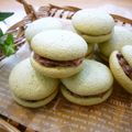 runa10's cooksnap of when they made ﾟ*米粉マカロン・抹茶あずきミルク*゜.