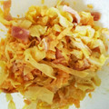 ｎｉｋｏ29's cooksnap of when they made キャベツと炒り卵のマヨサラダ.