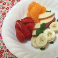おはなすき's cooksnap of when they made 薄切りフルーツに、塩とオリーブオイル.
