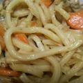 たにっきー's cooksnap of when they made 余り野菜と温玉で☆絶品焼うどん＠めんつゆ.