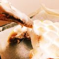 ＊fuyuka＊'s cooksnap of when they made ふわぷにチョコレートチャンクピザ！.