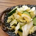 二角形's cooksnap of when they made きゃべつの漬物（即席漬け）.