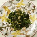 sakutakuhitoshu's cooksnap of when they made レンチンでほうれん草の揚げ玉和え.