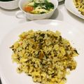 Ruri03's cooksnap of when they made シンプル美味い！じゃこ入り高菜チャーハン.