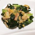 ♥ゆん♥'s cooksnap of when they made かにかま入り☆ニラの卵とじ.