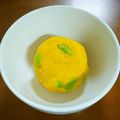 myrose's cooksnap of when they made お弁当に♪　かぼちゃと枝豆のお団子.