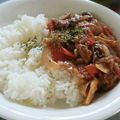 evergold's cooksnap of when they made 野菜の味☆完熟トマトのハッシュドビーフ.