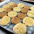 みそだ☻'s cooksnap of when they made HMで☆メロンパンクッキー.