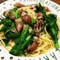 マミッチョ's cooksnap of when they made 大人の味 ホタルイカと菜の花のパスタ.