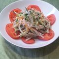 倫子◇◇◇'s cooksnap of when they made ごぼうとハムときゅうりのサラダ.