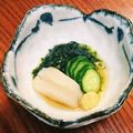 jimm's cooksnap of when they made 生海苔の酢の物.
