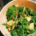 （笑）'s cooksnap of when they made 春菊と水菜の粒マスタードサラダ.