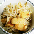 クックVDIUNF☆'s cooksnap of when they made 旨！★こんがり油揚げともやしの酢醤油和え.