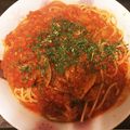 まむちゃん♡'s cooksnap of when they made ツナとトマトのパスタ.