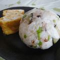 ピンクのたまご's cooksnap of when they made みょうがと茄子の味わいおにぎり.