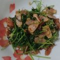 sutachi's cooksnap of when they made 時短◎炒めるだけ◉豆苗とベーコン炒め◉.