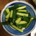 えみちゃむ's cooksnap of when they made 簡単！きゅうりの浅漬け.