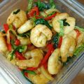 aya0i22's cooksnap of when they made 海老と野菜の青じそ炒め.