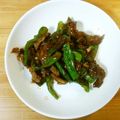 せんしユウヤンLV3's cooksnap of when they made 簡単☆牛こまとピーマンのピリ辛味噌炒め♪.