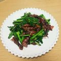 ピーナッツ子♪'s cooksnap of when they made 菜の花とホタルイカのガーリックバター炒め.