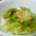 @ちんまりさん's cooksnap of when they made キャベツとちくわのめんつゆあえ.