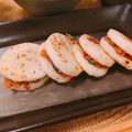なみ’ｓカフェ's cooksnap of when they made 簡単一品☆長芋としそと海苔の佃煮のサンド.