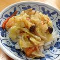 o^o^oayuayu's cooksnap of when they made 中華丼・保育園給食.