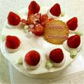 居眠り姫愛's cooksnap of when they made 基本のスポンジ生地で作るショートケーキ.