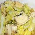 らべみいこ's cooksnap of when they made 簡単時短♪鮭缶とキャベツのバタポン炒め.