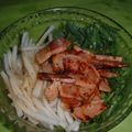 Jock's cooksnap of when they made 春が来た～♪春菊と大根の和風サラダ.