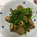 つれり～'s cooksnap of when they made 豆苗とホタテのレモンバター炒め.
