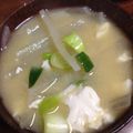 ちゃぎー's cooksnap of when they made 大根の味噌汁 10分.