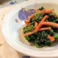 fu♪♪'s cooksnap of when they made 味噌が決め手！　ほうれん草の胡麻味噌和え.