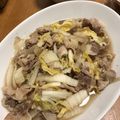 a0imama♡'s cooksnap of when they made 豚と白菜炒め◎お酢が決め手♡﻿.