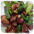 Omochiii★'s cooksnap of when they made リメイク★からあげとニンニク芽の甘辛炒め.