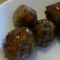 博多ぶたねこ's cooksnap of when they made トレジョ冷食で5分☆照り焼きミートボール.