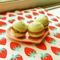 あやちん０８１６'s cooksnap of when they made ﾟ*米粉マカロン・抹茶あずきミルク*゜.