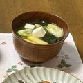 yesmama's cooksnap of when they made 簡単!豆腐とネギのお味噌汁.
