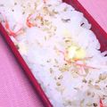 nosso's cooksnap of when they made かにかまで簡単お寿司風ご飯！お弁当にも！.