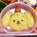 まゆり953's cooksnap of when they made ポムポムプリン＆マカロン簡単キャラ弁♡.