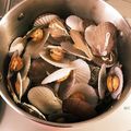 豆乳pudding's cooksnap of when they made イタリアン風なホタテ稚貝の酒蒸し.