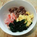 キンワ's cooksnap of when they made 簡単にぱぱっと！三色丼♡.