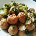 アココ☆'s cooksnap of when they made 肉団子の中華風炒め物.