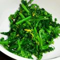 mizutama☆☆'s cooksnap of when they made 菜の花のおひたし わさび風味で.